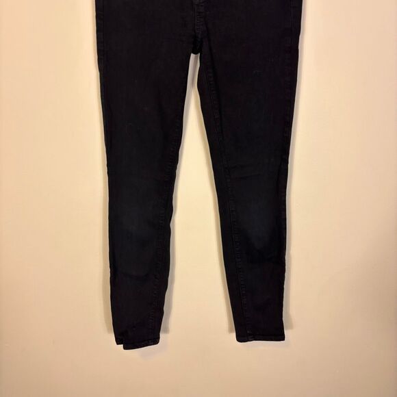 Paige High Waisted Black Hoxton Ankle Skinny Jeans Size 25 - Picture 4 of 7